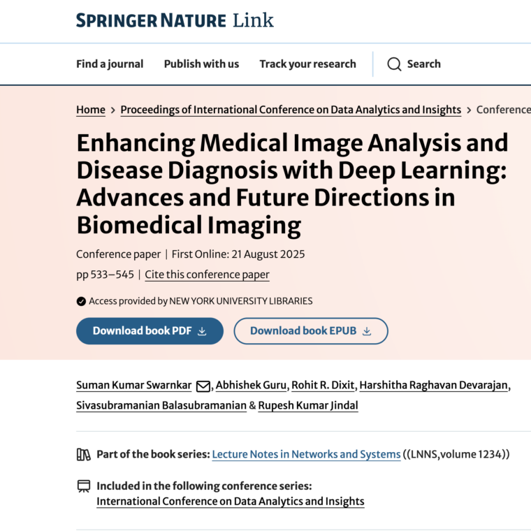 Enhancing Medical Image Analysis and Disease Diagnosis with Deep Learning: Advances and Future Directions in Biomedical Imaging
