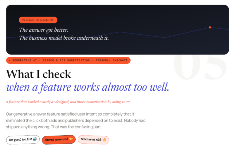 What I check when a feature works almost too well.