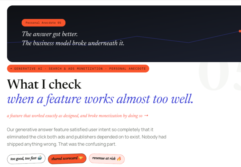 What I check when a feature works almost too well.